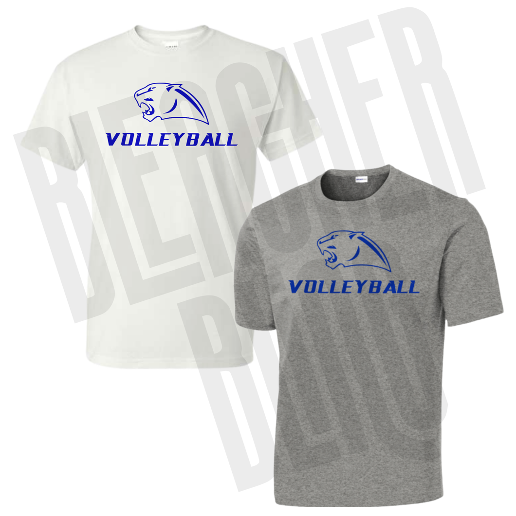 **PRE_ORDER** Panther Head Volleyball Grey or White Drifit
