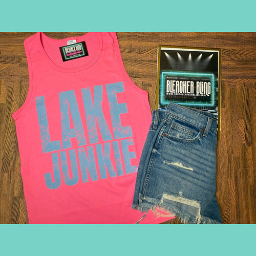Neon Pink Lake Junkie Tank