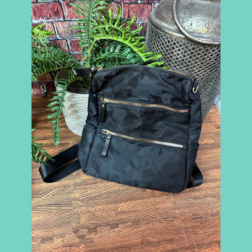 Black Carry All Backpack