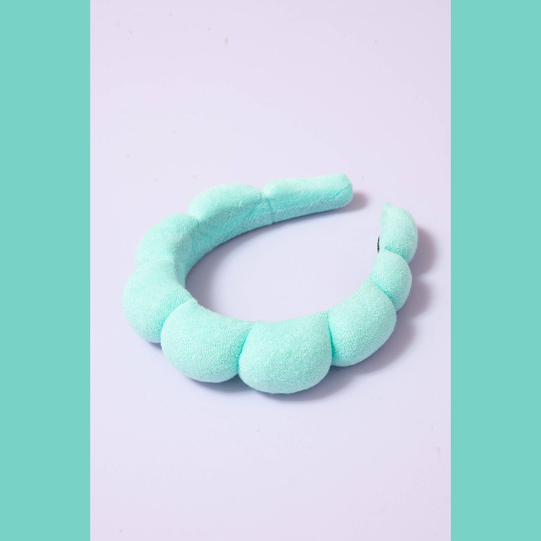 SPA SPONGE TERRY TOWEL HEADBAND FOR BEAUTY CARE |  MINT