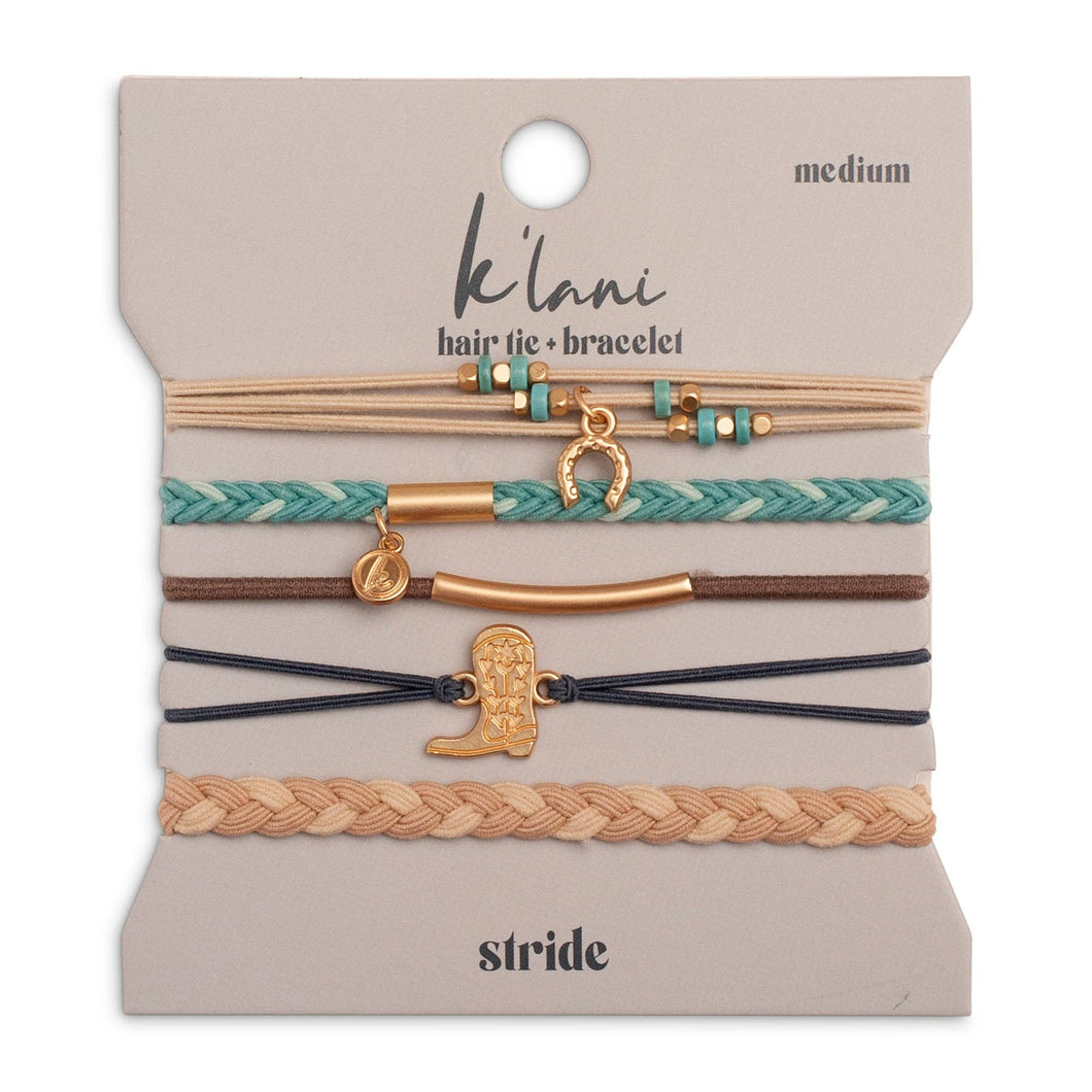 Stride Hair Tie Bracelets: Medium