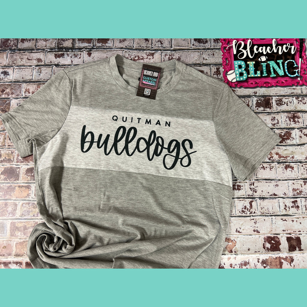 Quitman Bulldogs Varsity Tee BleacherBLING