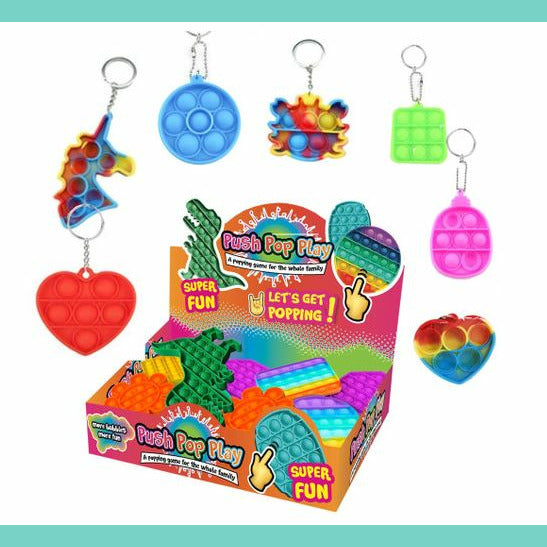 Push Pop Play with Keychain