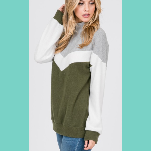 Skyler Chevron Sweater
