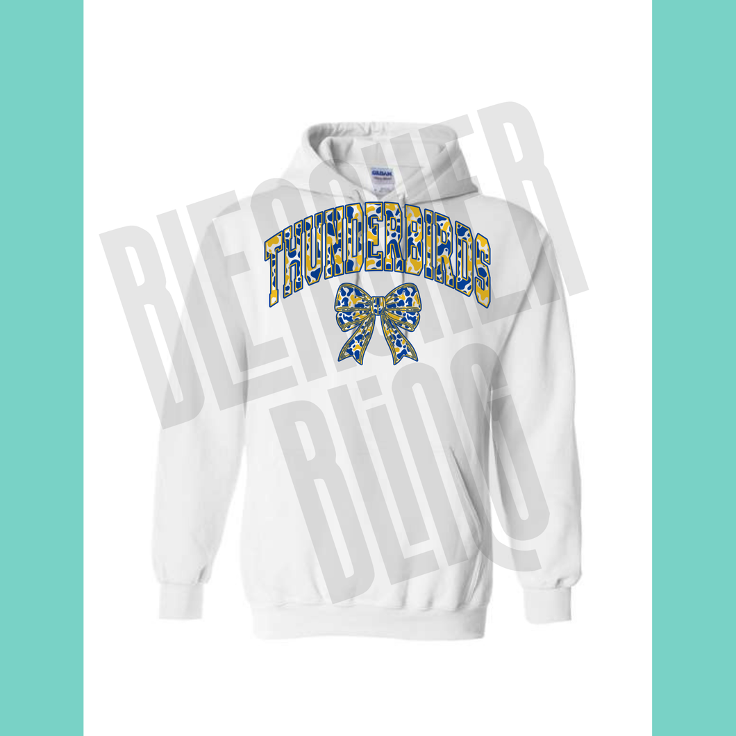 *Pre-Order* White Camo With Bow Thunderbirds