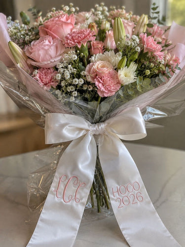 *PRE-ORDER* Monogram Ribbon for Bouquet