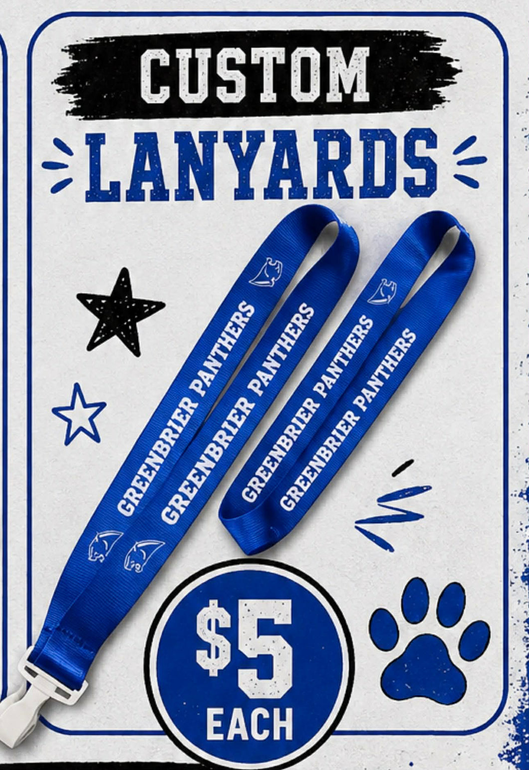 Greenbrier Panther Lanyard