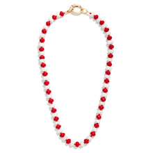 Game Day Faceted Bead Beaded Necklace