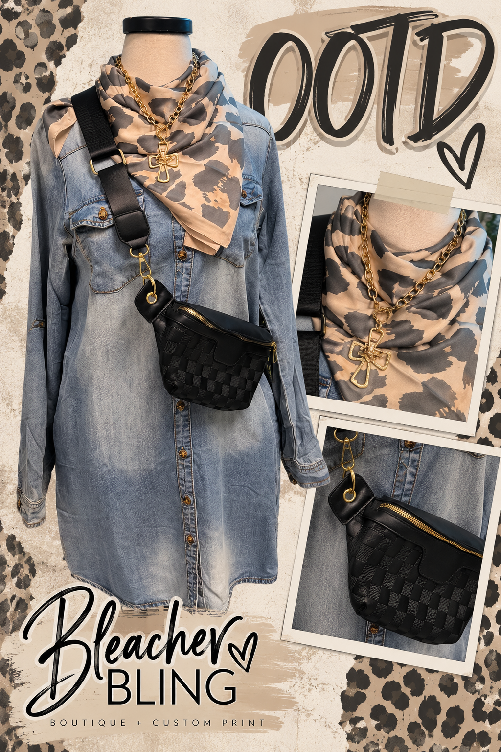 Leopard Scarf