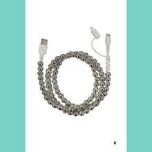 Beaded Dual USB Fast Charging Cable