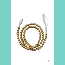 Beaded Dual USB Fast Charging Cable