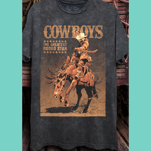 Cowboys The Greatest Rodeo Star Graphic Tee
