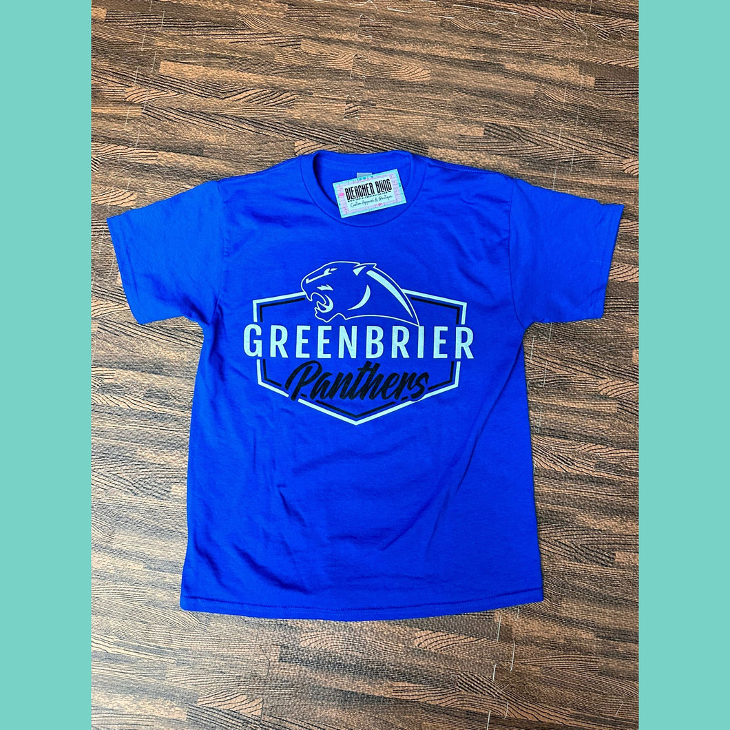 Panther Shield Short Sleeve Graphic Tee