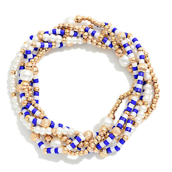 Gameday Beaded Stretch Bracelets