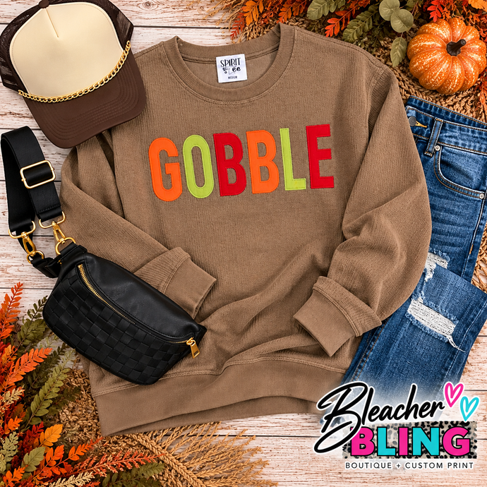GOBBLE Ribbed Crewneck