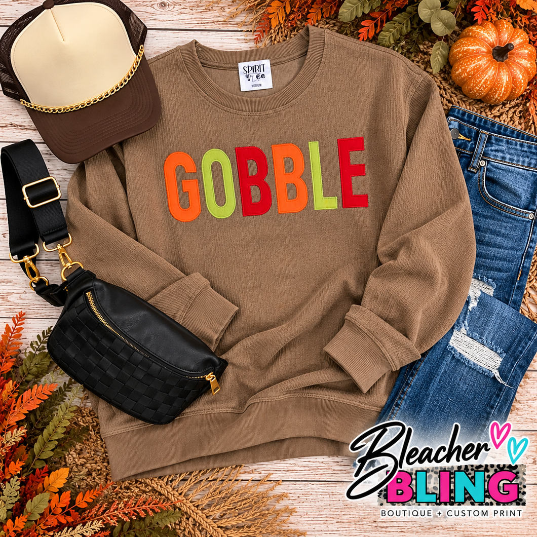 GOBBLE Ribbed Crewneck