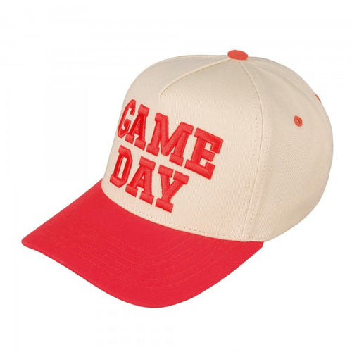 Game Day Red Puff Hat