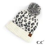 CC Pom Jacquard Beanie