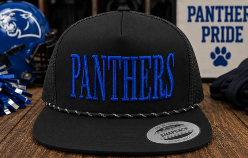 Panthers Puff Rope Snapback Hat