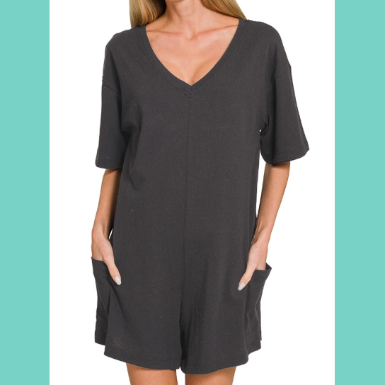 Two Ways to Slay Black Romper