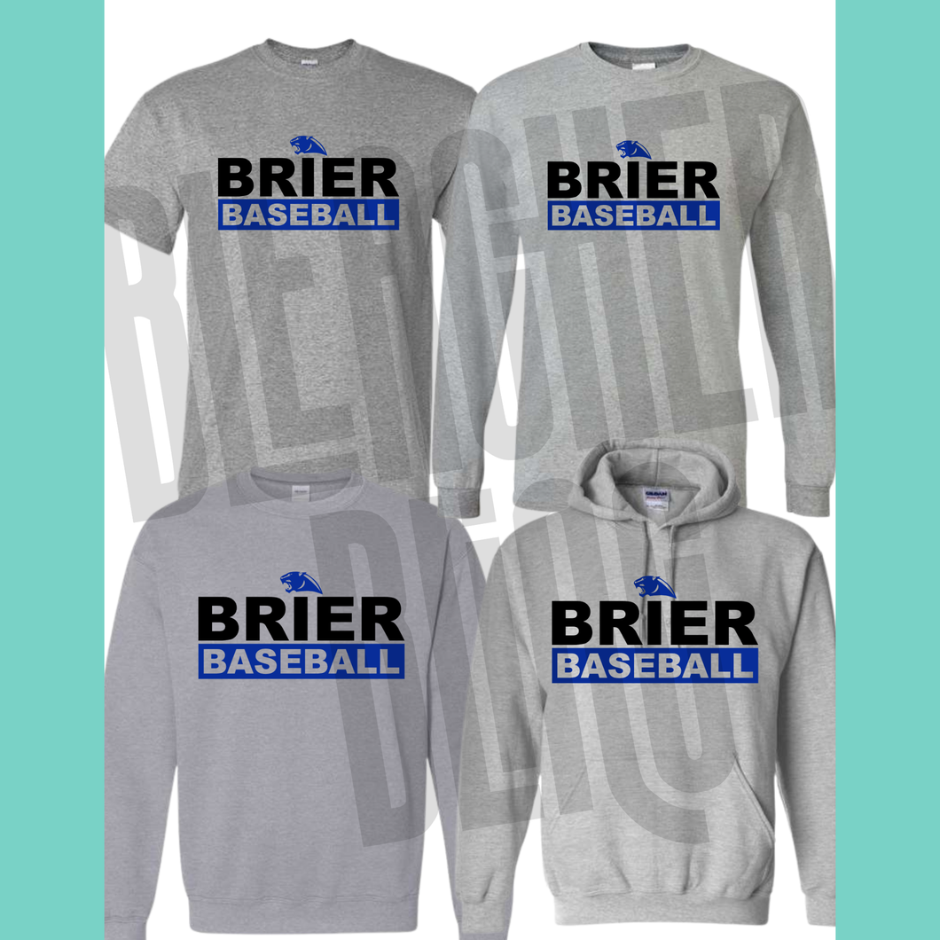 *PRE-ORDER* Brier Baseball Gray