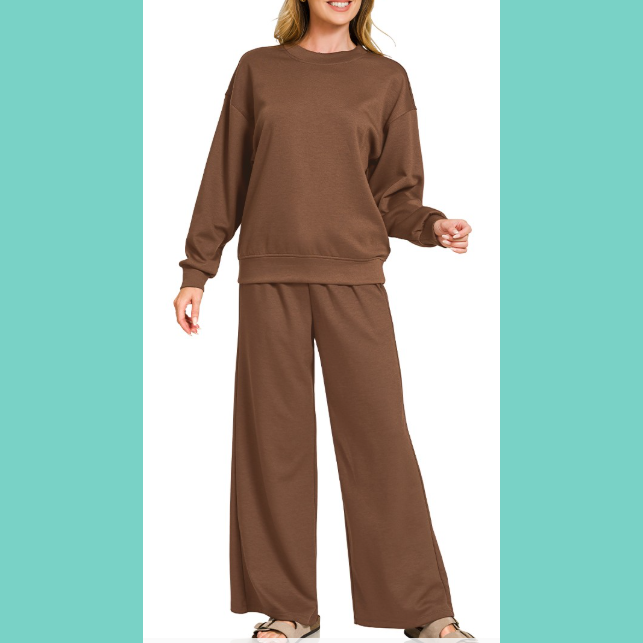 Cocoa Buttery Pants Set