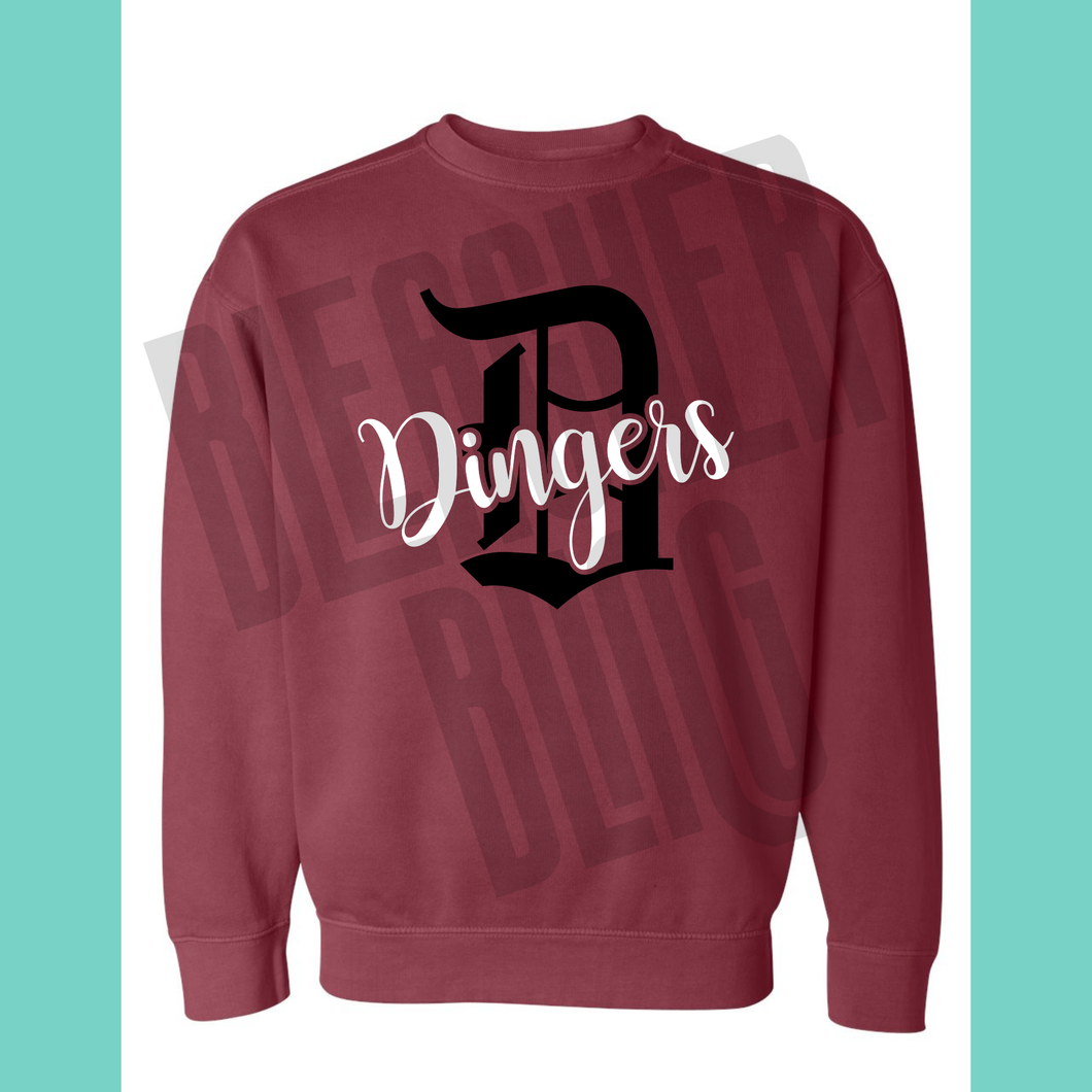 Comfort Colors Dingers Crewneck Sweatshirt D8R