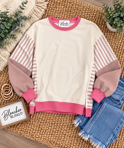 Blush & Bloom Pullover