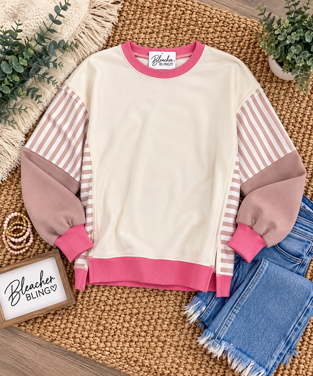 Blush & Bloom Pullover