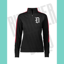 Dingers Black Big D Qtr Zip Pullover D1