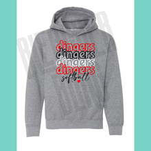 Dingers Stacked Softball Tee/Hoodie D5