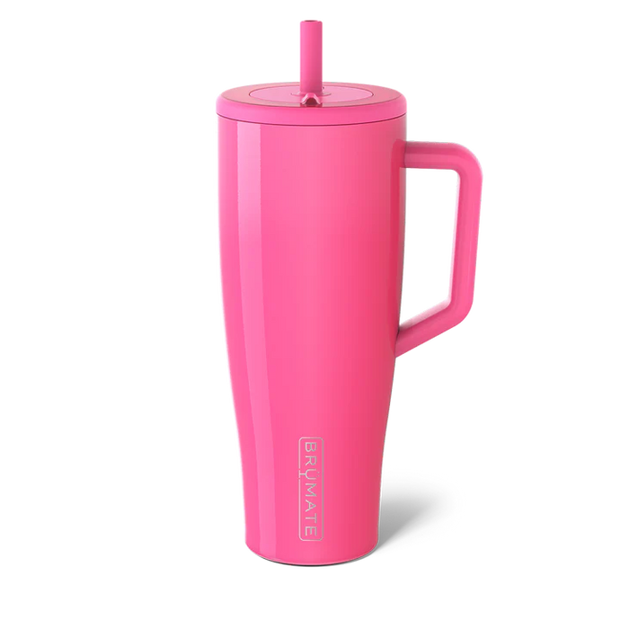 Neon Pink BruMate 40oz Era Tumbler