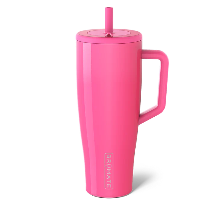 Neon Pink BruMate 40oz Era Tumbler