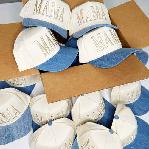 MAMA Denim Hat