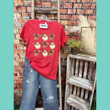 Vintage Santa Bows Graphic Tee