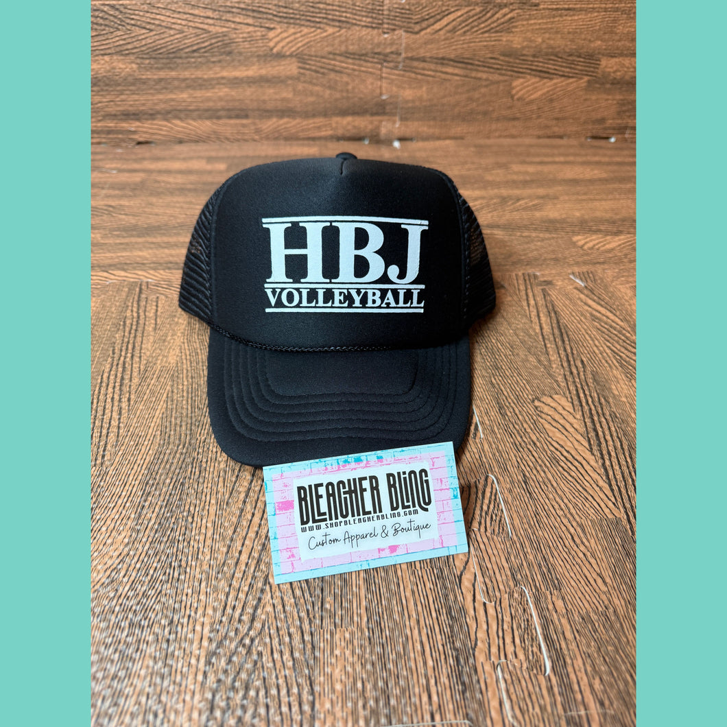 HBJ Volleyball Black Trucker Hat