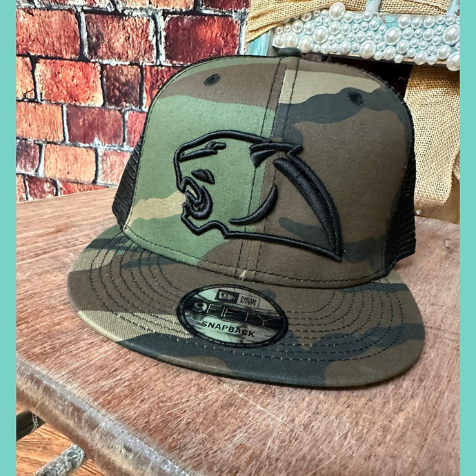 Camo Panther Puff Hat 23 - PREORDER