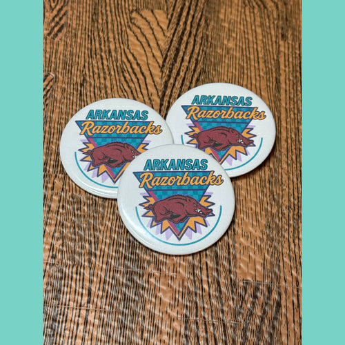 Arkansas Retro Spirit Button