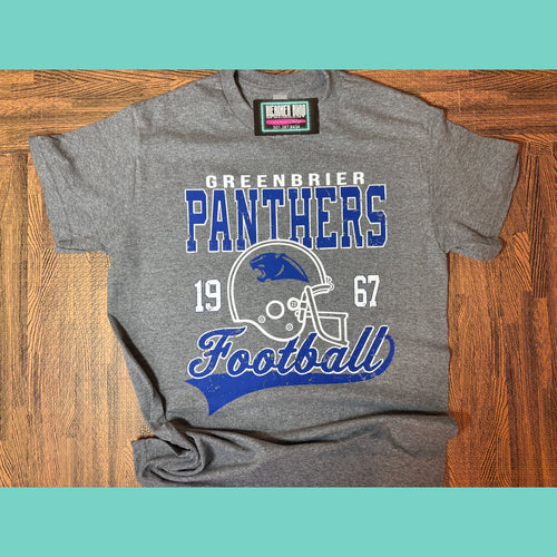 Graphite Panthers Football Tee 25