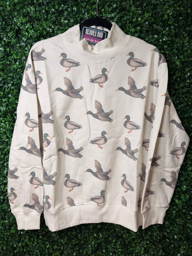 Flying Duck Mockneck Sweatshirt