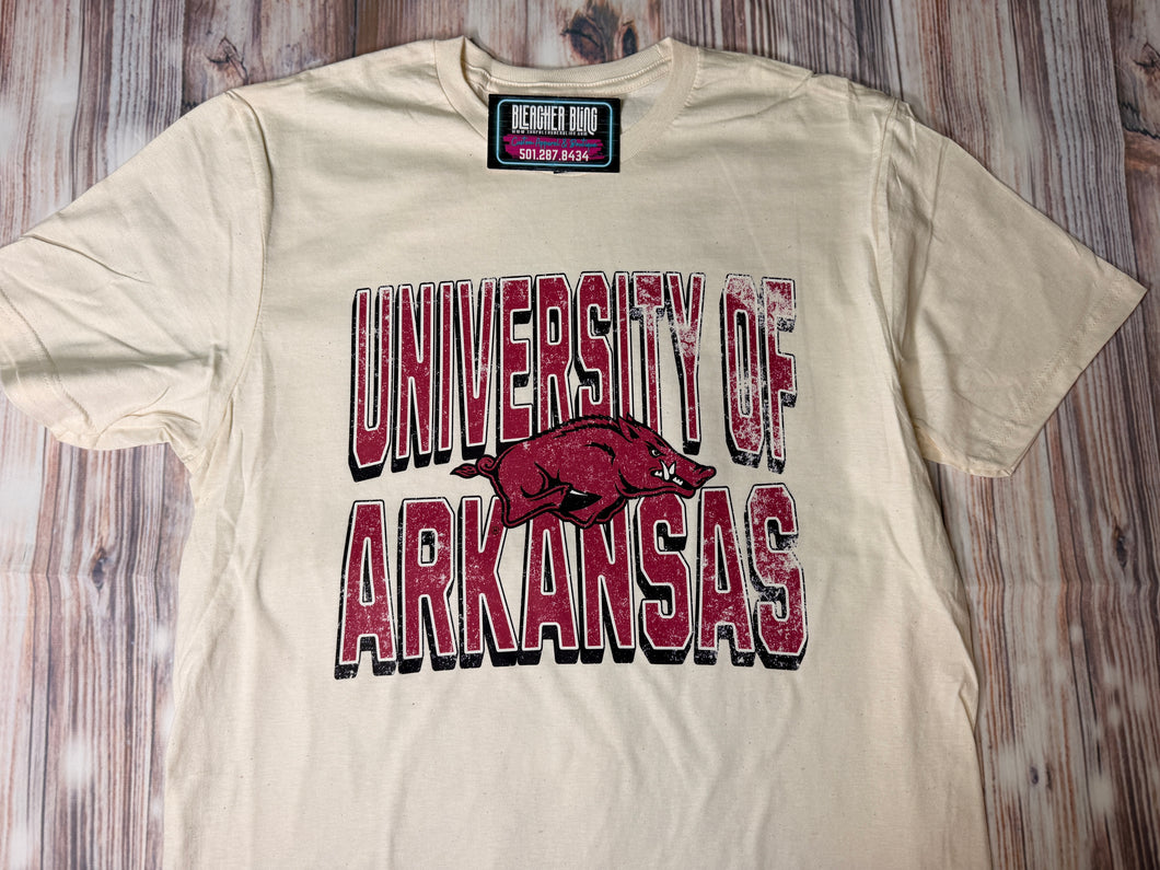 Arkansas Razorbacks Vintage Tee