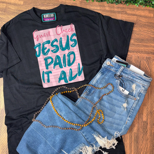 *PRE- ORDER* Jesus Paid It All Tee
