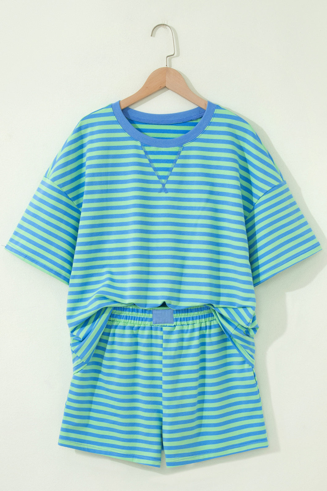 Shoreline Stripe Shorts Set