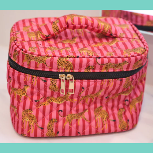 Savanna Soiree Pink Raspberry Jetsetter Quilted Bag