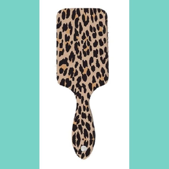 Leopard Large Detangling Paddle Brush