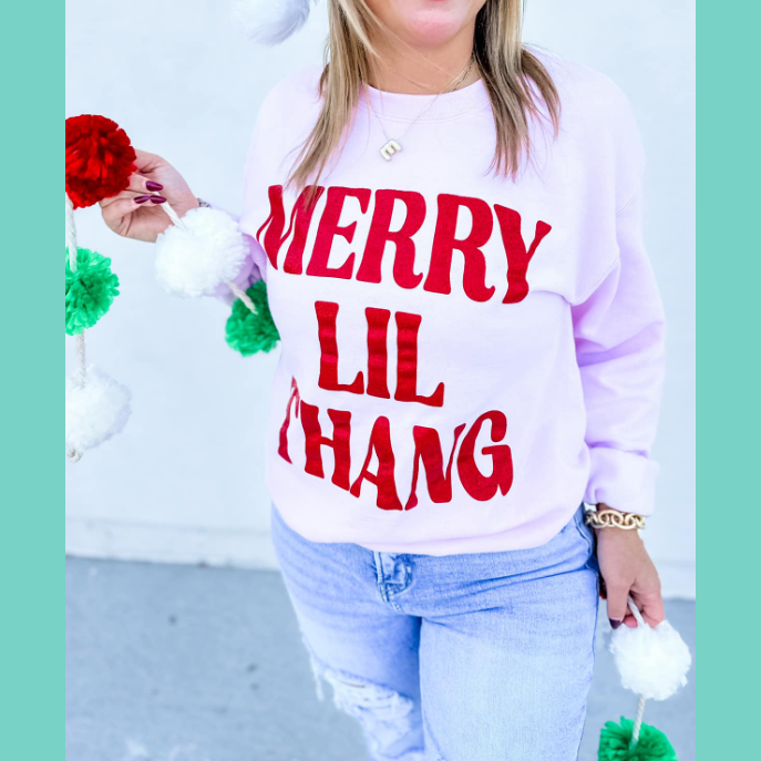 Merry Lil Thang Crewneck Sweatshirt