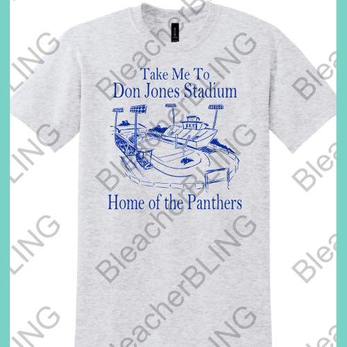 Panther Football Stadium Tee 25