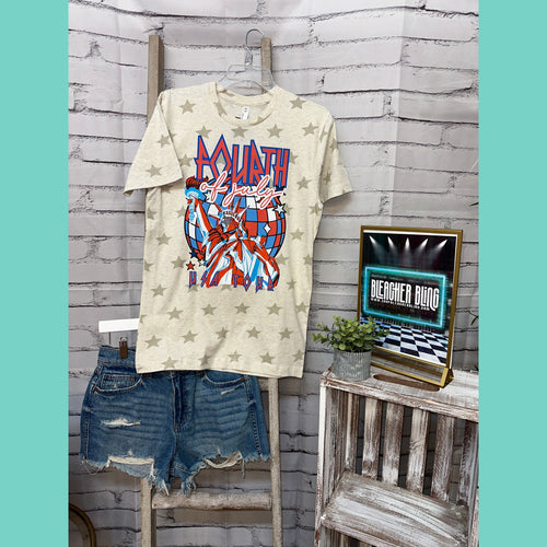 Lady Liberty 4th of July Tour Star Tee