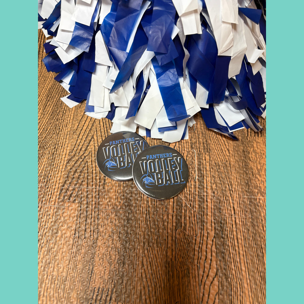 Panthers Volleyball Spirit Button