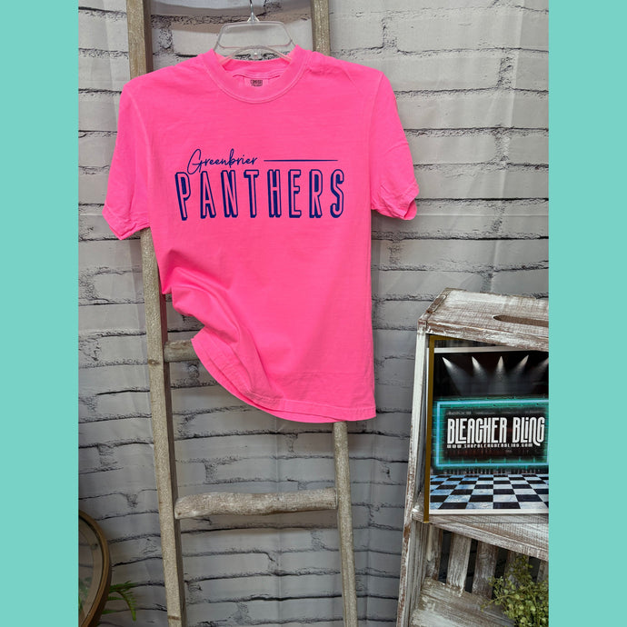Neon Pink Greenbrier Panthers 25